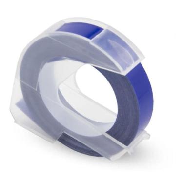 Imagem de Fita Vinilica Dymo Azul 12Mm Rotulador Manual 3D535