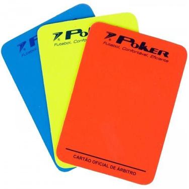Imagem de Kit De Cartões Para Juiz De Futsal Poker