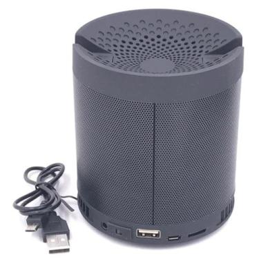 Imagem de Mini Caixa De Som Multifuncional Bluetooth Hf-Q3 Preto 5W - Import