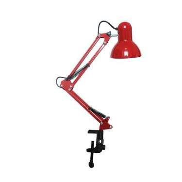 Imagem de Luminária De Mesa Articulável Com Garra Estudo Escritório - Luminatti,