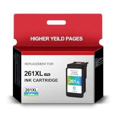 Imagem de Cartucho de tinta de substituição CL-261XL para Canon 261 261XL cartuchos de tinta para impressora Pixma TR7020 TS6420 TR7022 TS5300 TS5320 (1 tricolor)