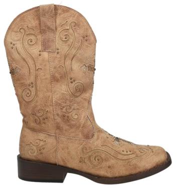 Imagem de ROPER Botas femininas Faith Western Tan, 8 EUA, Bronzeado, 8