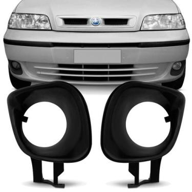 Imagem de Grade Moldura Farol de Milha Fiat Palio Weekend Siena Strada G2 2001 2