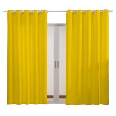 Imagem de Cortina de Janela Tecido Grosso OXFORD 3,00M x 2,50M para Sala Quarto 