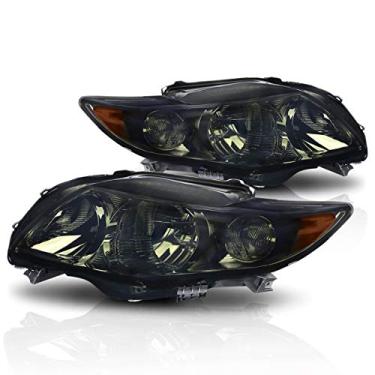 Imagem de PM PERFORMOTOR Substituição de par de faróis de canto âmbar fumê compatível com 09-10 Corolla, PMHL-TCOR-0910-OH-SA