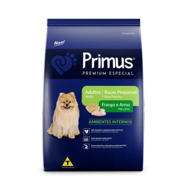 Imagem de Ração PRIMUS PREMIUM ESPECIAL RAÇAS PEQUENAS FRANGO E ARROZ - PRIMUS P