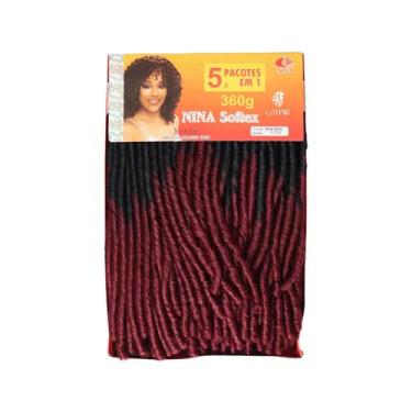 Imagem de Cabelo Sintetico Nina Softex Pacotão Serve 1 Cabeça Cheia - importado 