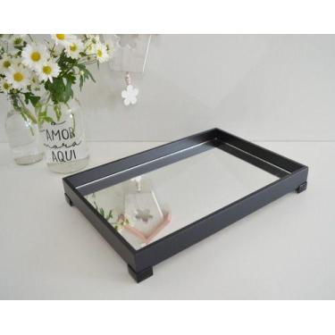Imagem de Bandeja Luxo Bancada Lavabo Multiuso B086 Preto - Ciranda Arte Criativ