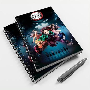 Imagem de Caderno Universitário 96 Fls Demon Slayer 01 - Premium