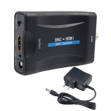 Imagem de Conversor BNC para HDMI Adaptador coaxial para sinal de vídeo analógic