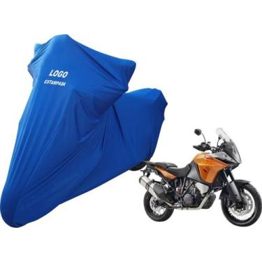 Imagem de Capa Sob Medida De Tecido Para Moto KTM 1190 Adventure - Mz, Azul