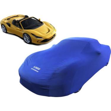 Imagem de Capa Cobrir Carro Totalmente de Lycra Ferrari F8 Spider - Mz, Azul