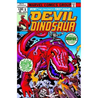 Imagem de Dinossauro Demônio Por Jack Kiirby (Omnibus)