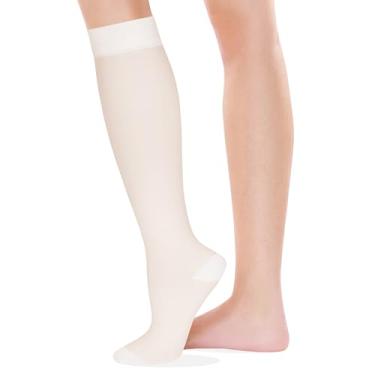 Imagem de Truform Kit de meia de compressão em camadas de camada para úlcera venosa, branco,