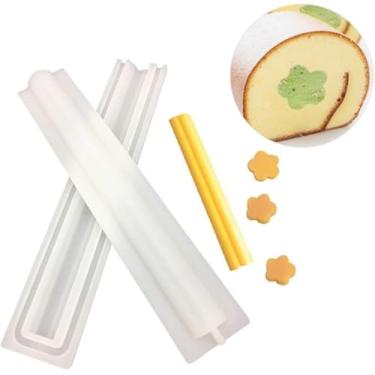 Imagem de VolksRose Molde de sabão de silicone, forma de tubo para mousse artesanal sobremesa artesanato vela aromaterapia gesso, torrada de pão, bolo de pastelaria, sanduíche, chocolate, açúcar, ferramenta faça você mesmo, incorporar suprimentos de fabricação de sabão