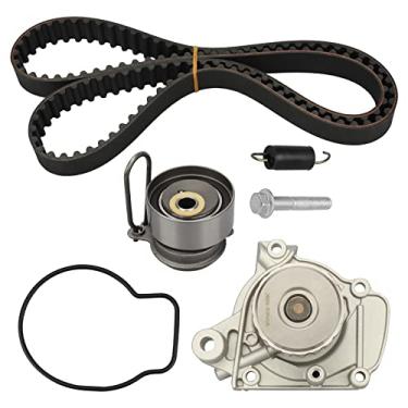 Imagem de DRIVESTAR Kit de componentes da correia dentada do motor com bomba de água 2001 2002 2003 2004 2005 para Honda Civic 1.7L
