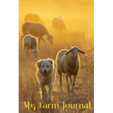 Imagem de Farm Journal, dog & sheep: sketching, bullet journal, notes, doodling
