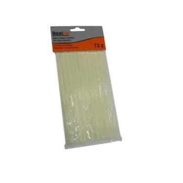 Imagem de Bastão Cola Refil para Pistola de Cola Quente 7,2mm X 15cm com 12 Peça