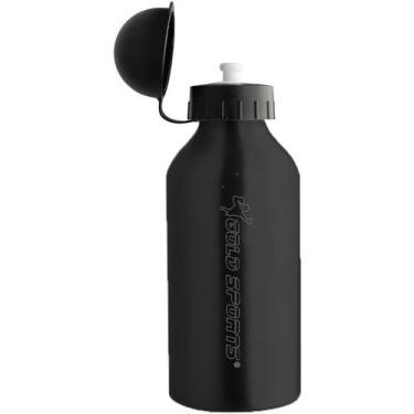 Imagem de Garrafa  Esportiva Gold Sports Aluminio 400 ml, Preto, Único, Unissex