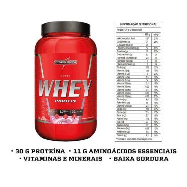 Imagem de Whey 100% Pure 900g Integralmedica - Morango Morango