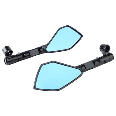 Imagem de Espelho retrovisor, espelho retrovisor ajustável com rotação de 360° para esquerda e direita, espelho retrovisor universal para motocicletas para veículos elétricos e