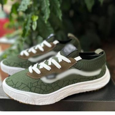 Imagem de tenis casual confortavel - sem marca, Verde, 37