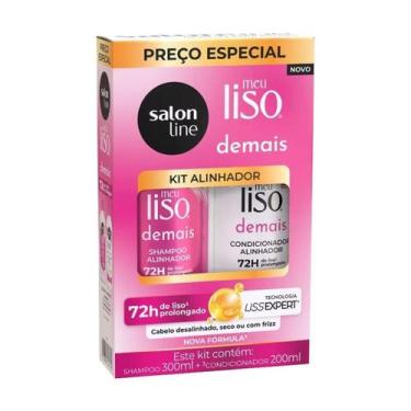 Imagem de Kit Shampoo Condicionador Meu Liso Demais - Salon Line