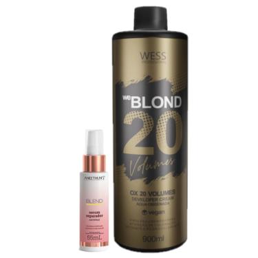 Imagem de Aneethun Serum Reparador Blend 55ml + Wess ox 20 Vol. 900ml