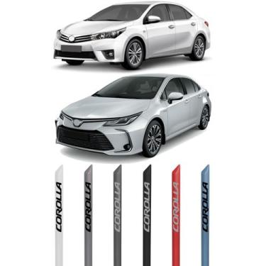 Imagem de Jogo Friso Lateral Pintado Toyota Corolla 2015 Em Diante - Montreal, M