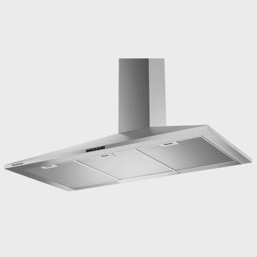 Imagem de Coifa de Parede Brastemp 90 cm Inox Piramidal 5 e 6 Bocas Duplo Filtro BAI91BR