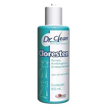 Imagem de Shampoo Cloresten Antifúngico e Antibacteriano Dr. Clean para Cães e G