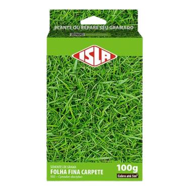Imagem de Sementes Grama Carpete/Bermuda Folha Fina (100g) ISLA
