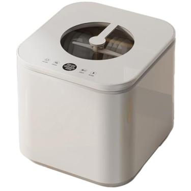 Imagem de Máquina de lavar louça portátil de mesa, 5 modos de lavagem, tanque de água integrado de 7 L, sem necessidade de conexão, jato duplo de 360°, alta temperatura de 162℉ e função de secagem ao ar