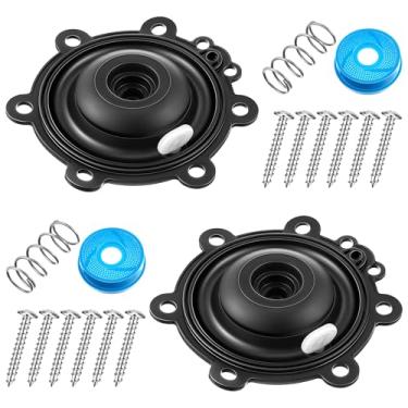 Imagem de Gulfmew Kit de reparo de diafragma compatível com DRKCP/CPF, substituição de diafragma de válvula compatível com Rain Bird CP, CPF, DV, DAS, ASVF, com filtro pré-instalado, filtro solenoide, parafuso