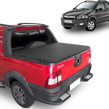 Imagem de Capota Marítima Lona Explore Strada Working 2010 A 2013 Cabine Dupla Com Gancho Estepe