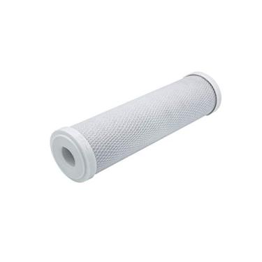 Imagem de Cartucho de filtro de água de substituição de sistema doméstico de carbono ativado de 25,4 cm, remove o cloro, o sabor e o filtro de odor com 5 mícrons de sedimento e filtragem de ferrugem da CFS