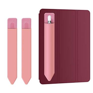 Imagem de Doormoon Porta-lápis para iPad 2020/Air/9.7/Pro 10.5/12.9, bolsa de bolso removível para Apple Pencil 4ª geração, rosa