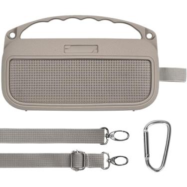 Imagem de Lebakort Capa de silicone compatível com alto-falante portátil Bose SoundLink Flex 2ª geração/Bose SoundLink Flex Bluetooth (capa de arenito)