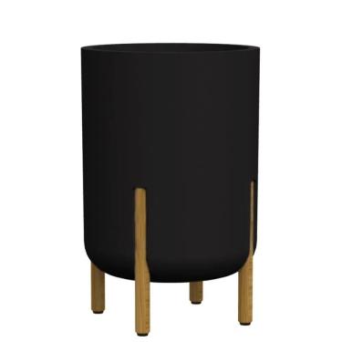 Imagem de Vaso Cilíndrico Decore 34 Japi Chumbo