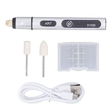 Imagem de Mini Grinder Caneta Recarregável 3 Velocidades Ferramenta de Moagem Rotativa Elétrica Construída Em Bateria para Esculpir e Polimento de Madeira de Metal de Madeira