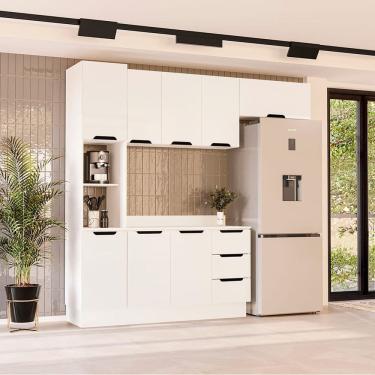 Imagem de Cozinha Completa 4 Peças 224,5cm X 240cm Meena Branco