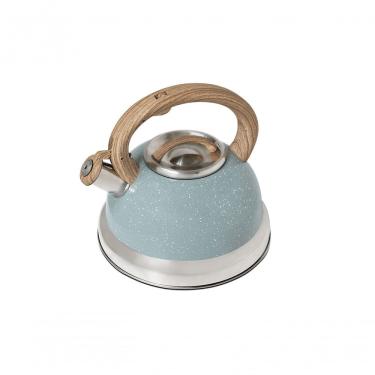 Imagem de Chaleira De Inox Com Apito Brinox 2,7 L Roma Com Indução Verde