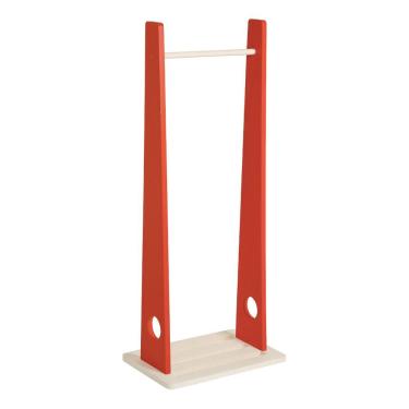 Imagem de Cabideiro Vertical Em Madeira Maciça 46x110 Cm Vermelho Tramontina