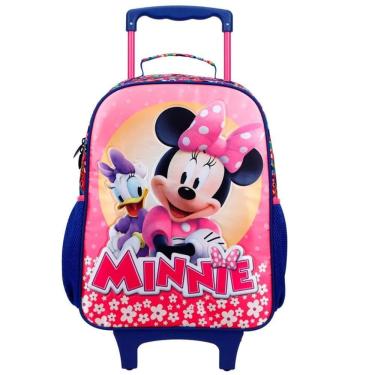 Imagem de Mochila Rodinha Infantil Escolar Minnie Margarida Xeryus 11430