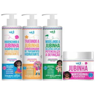 Imagem de Kit Jubinha Widi Care Shampoo + Condicionador + Mascara + Geleia Model