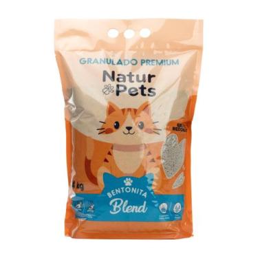 Imagem de Areia Higienica Granulado Bentonita Esférica Blend para Gatos Natur Pe
