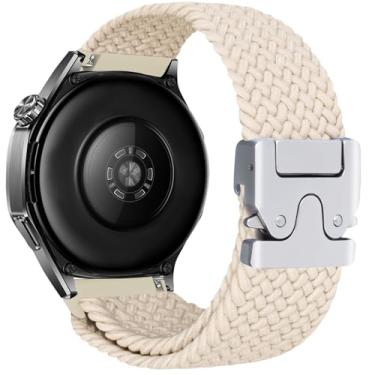 Imagem de Pulseiras de relógio trançadas compatíveis com Samsung Galaxy Watch 7/6/5/4/Active 2 de 40 mm/44 mm, Galaxy Watch 3 de 41 mm, Samsung Gear S2 Classic/Sport/Galaxy Watch de 42 mm, pulseira esportiva de