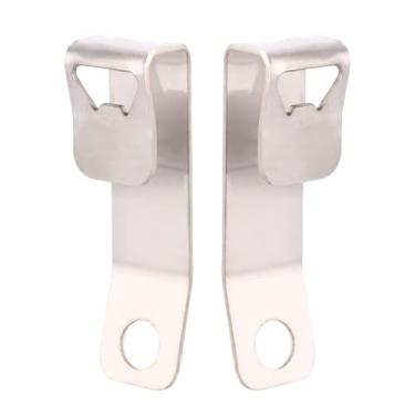 Imagem de 2 pacotes de suportes de trava térmica com abridor de garrafa, kit de amarração de aço inoxidável resistente premium, suporte de trava de segurança compatível com acessórios de refrigeradores Yeti