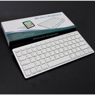 Imagem de Teclado Sem Fio Bluetooth Pc Tablet Celular Notebook - keedi