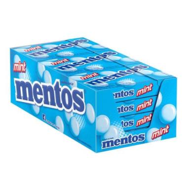 Imagem de Mentos Slim Box Display 12 X 24,1G - Mint